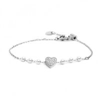 Bracciale Marlù Donna Nel Mio Cuore in Acciaio Cristallo 15BR067-W - 15BR067-W